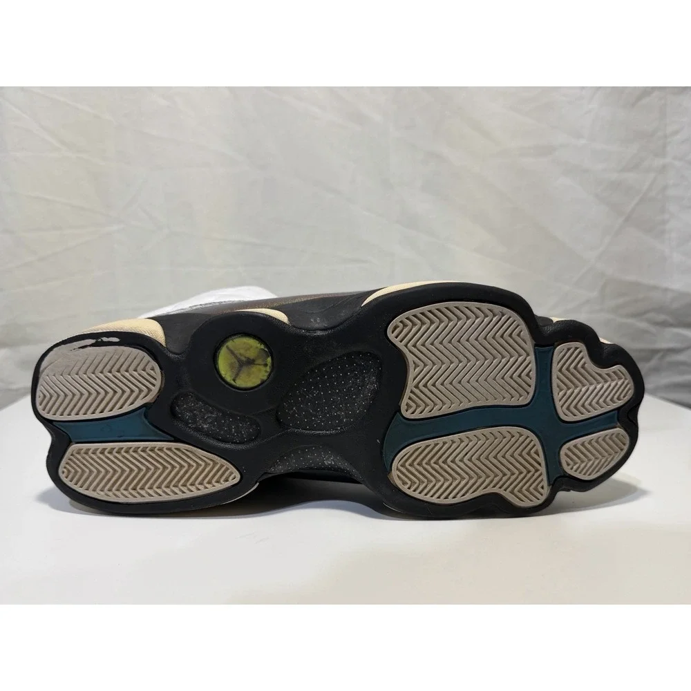Retro Barons Air Jordan 13 Hologram Men Sz 13 Wolf Gray White Sneaker 2014